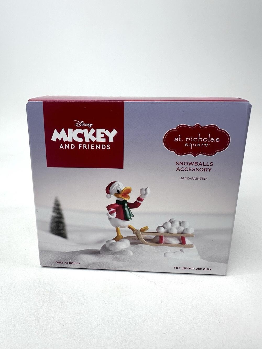 Disney St Nicholas Square Mickey & Friends Snowball Accessory Donald